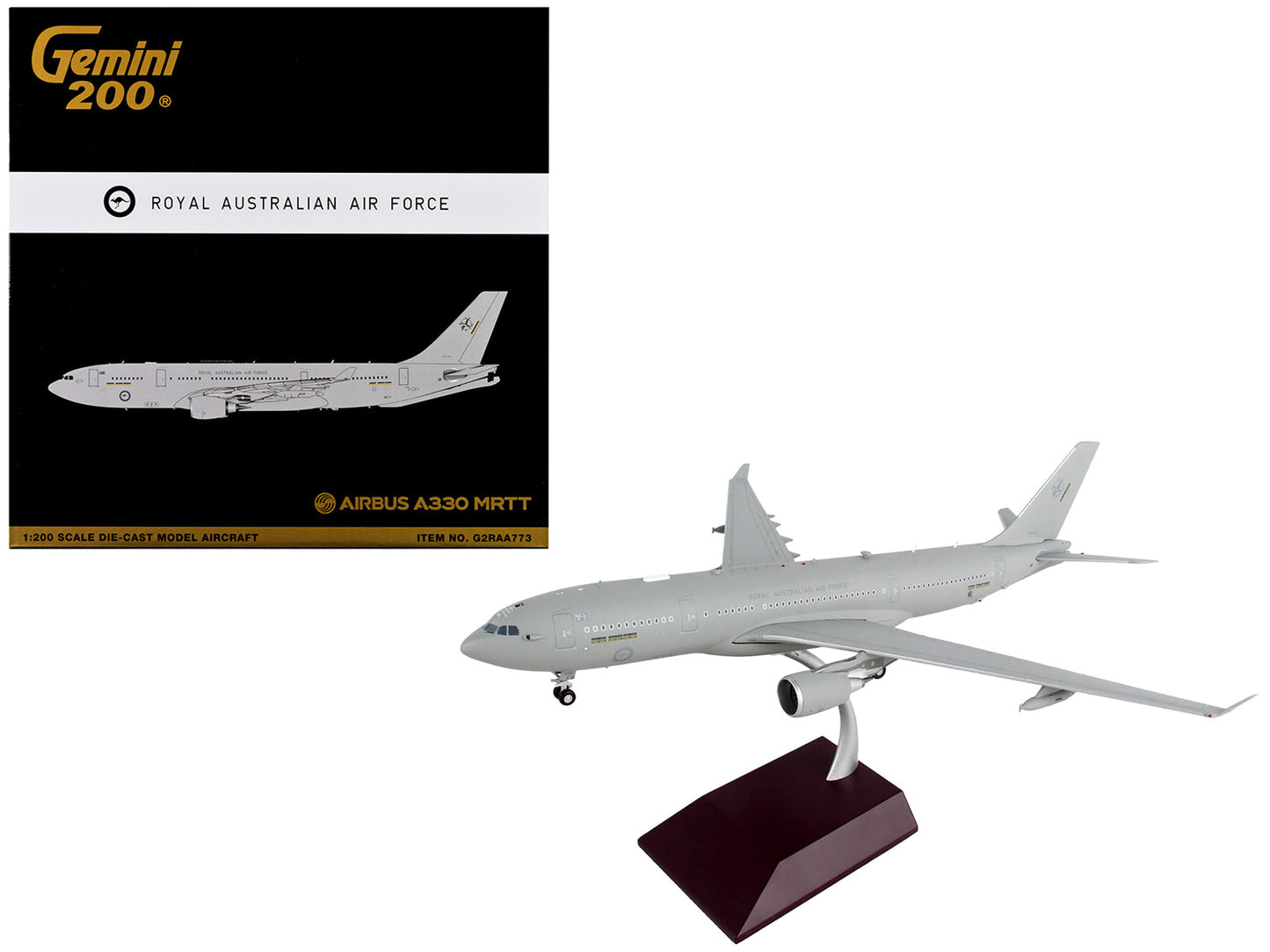 Airbus A330 MRTT Tanker Aircraft "Royal Australian Air Force" Gray "Gemini 200" Series 1/200 Diecast Model Airplane