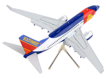 Boeing 737-700 Commercial Aircraft with Flaps Down Configuration "Southwest Airlines - Colorado One" (N230WN) White and Blue "Gemini 200" Series 1/200 Diecast Model Airplane