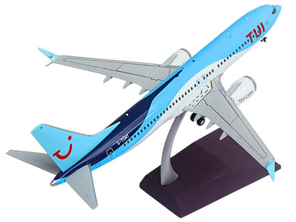 Boeing 737 MAX 8 Commercial Aircraft "TUI Airways" (G-TUMY) Blue and White "Gemini 200" Series 1/200 Diecast Model Airplane