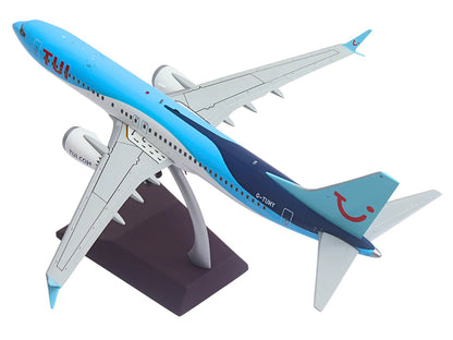Boeing 737 MAX 8 Commercial Aircraft "TUI Airways" (G-TUMY) Blue and White "Gemini 200" Series 1/200 Diecast Model Airplane