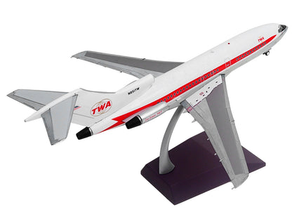 Boeing 727-100 Commercial Aircraft "Trans World Airlines (TWA)" (N851TW) White with Red Stripes "Gemini 200" Series 1/200 Diecast Model Airplane