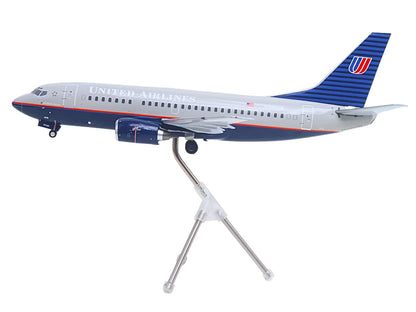 Boeing 737-500 Commercial Aircraft "United Airlines - Classic 737 Series" (N936UA) Gray with Blue Tail "Gemini 200" Series 1/200 Diecast Model Airplane