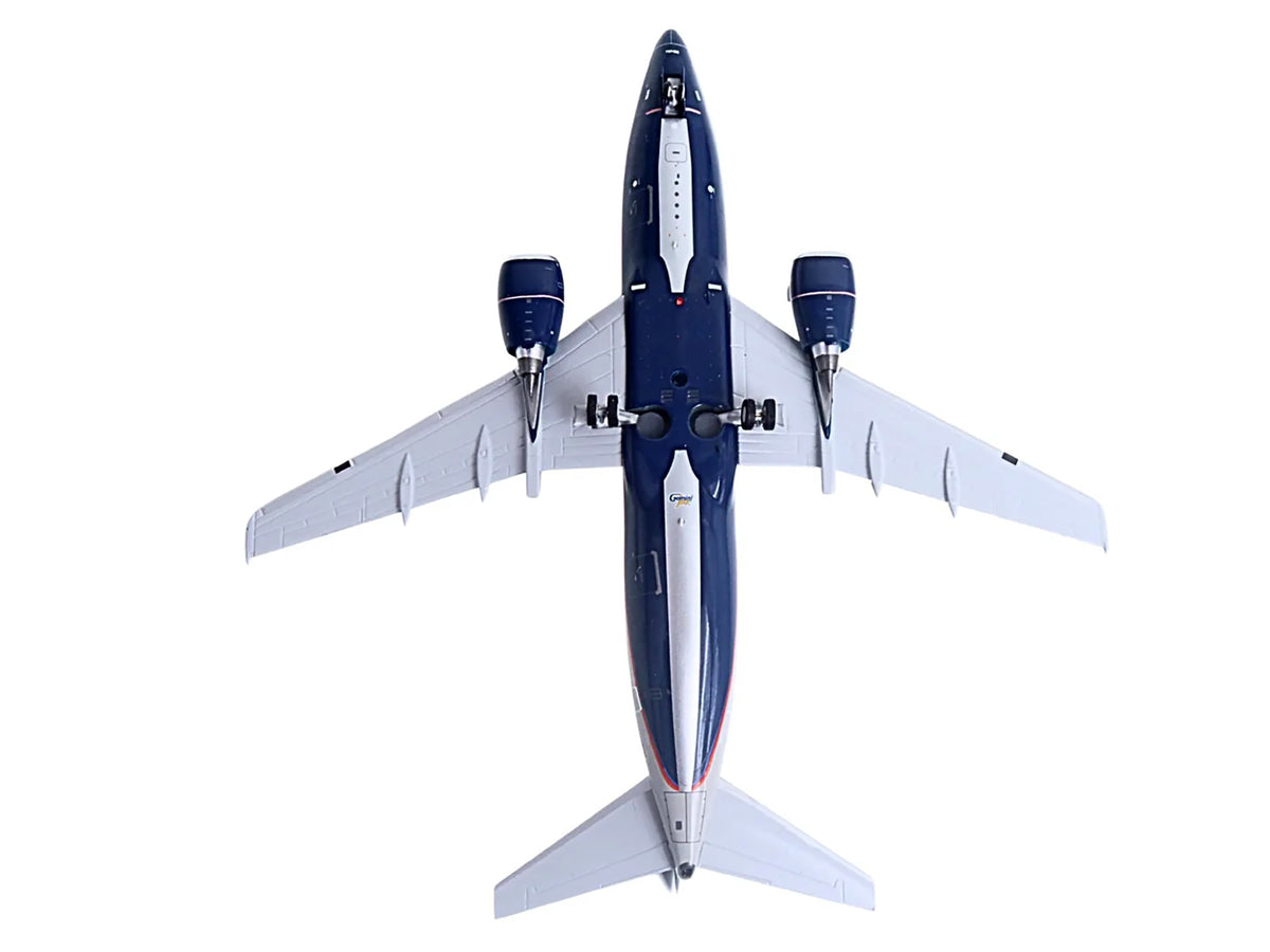 Boeing 737-500 Commercial Aircraft "United Airlines - Classic 737 Series" (N936UA) Gray with Blue Tail "Gemini 200" Series 1/200 Diecast Model Airplane