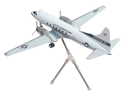 Convair C-131 Samaritan Transport Aircraft "United States Navy - NAS Guantanamo Bay" (141017) White and Gray "Gemini 200" Series 1/200 Diecast Model Airplane