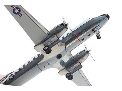Convair C-131 Samaritan Transport Aircraft "United States Navy - NAS Guantanamo Bay" (141017) White and Gray "Gemini 200" Series 1/200 Diecast Model Airplane