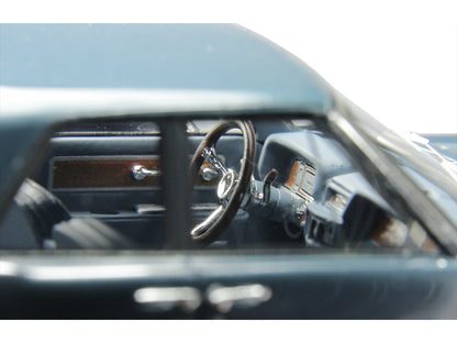 1962 Lincoln Continental Oxford Gray Metallic with Blue Interior Limited Edition to 200 pieces Worldwide 1/43 Model Car