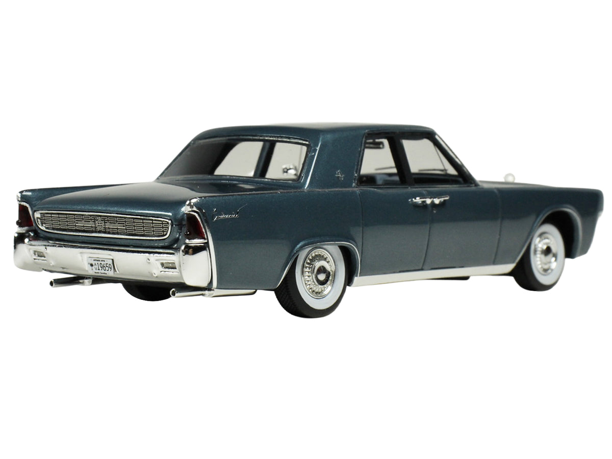 1962 Lincoln Continental Oxford Gray Metallic with Blue Interior Limited Edition to 200 pieces Worldwide 1/43 Model Car