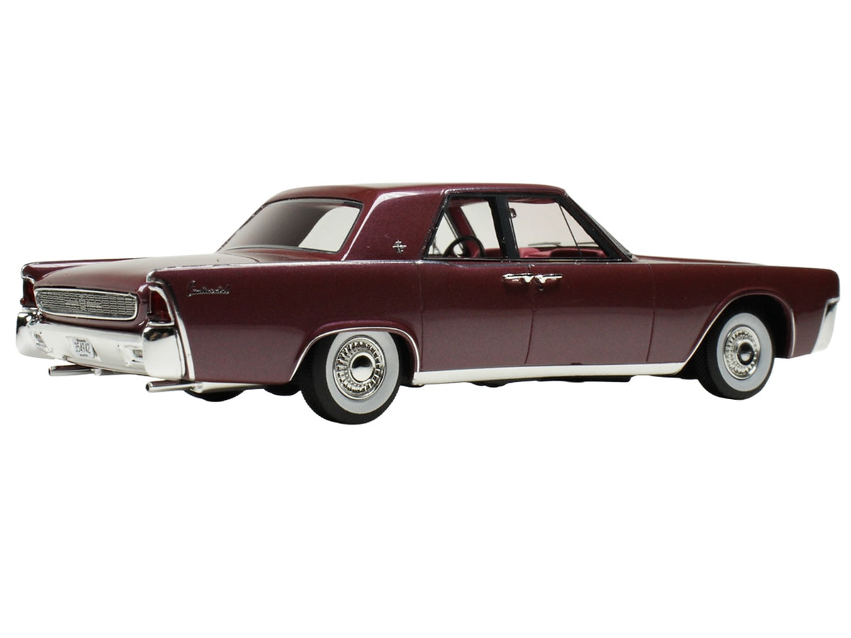 1962 Lincoln Continental Royal Red Metallic with Red Interior Limited Edition to 200 pieces Worldwide 1/43 Model Car