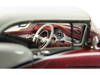 1957 Oldsmobile Starfire Royal Glow Red and Alcan White Limited Edition to 200 pieces Worldwide 1/43 Model Car