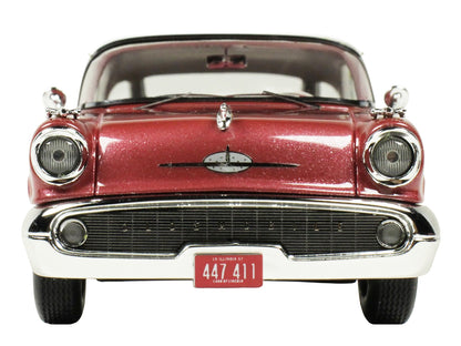 1957 Oldsmobile Starfire Royal Glow Red and Alcan White Limited Edition to 200 pieces Worldwide 1/43 Model Car