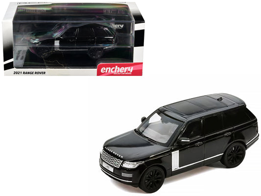 2021 Land Rover Range Rover Black 1/64 Diecast Model Car