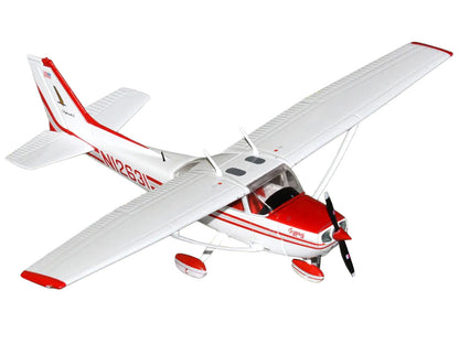 Cessna 172 Skyhawk Aircraft "N12631" Red and White "Gemini General Aviation" Series 1/72 Diecast Model