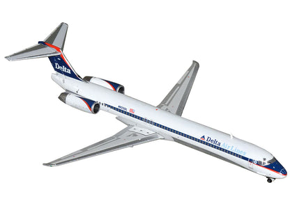 McDonnell Douglas MD-88 Commercial Aircraft "Delta Air Lines" (N925DL) White with Blue and Red Graphics 1/400 Diecast Model Airplane
