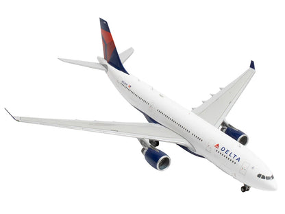 Airbus A330-200 Commercial Aircraft "Delta Air Lines" (N852NW) White with Red and Blue Tail 1/400 Diecast Model Airplane
