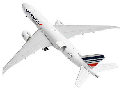 Boeing 777F Commercial Aircraft "Air France Cargo" (F-GUOC) White with Red and Blue Striped Tail "Interactive Series" 1/400 Diecast Model Airplane