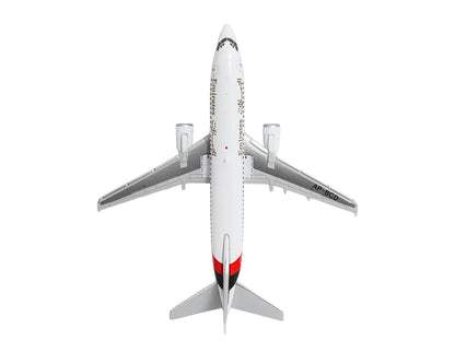 Boeing 737-300 Commercial Aircraft "Emirates Airlines" (AP-BCD) White with Striped Tail 1/400 Diecast Model