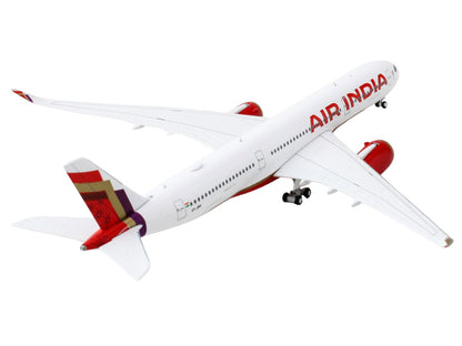 Airbus A350-900 Commercial Aircraft "Air India" (VT-JRH) White with Tail Graphics 1/400 Diecast Model Airplane