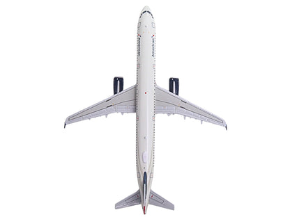 Airbus A321 Commercial Aircraft "American Airlines - US Airways Heritage Jet" (N578UW) White with Blue Tail 1/400 Diecast Model Airplane