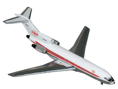 Boeing 727-100 Commercial Aircraft "Trans World Airlines" (N851TW) White with Red Stripes 1/400 Diecast Model