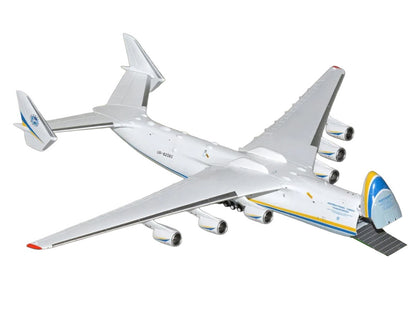 Antonov An-225 Mriya Commercial Aircraft "Antonov Airlines" (UR-82060) White with Blue and Yellow Stripes "Interactive Series" 1/400 Diecast Model
