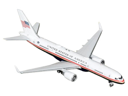 Boeing C-32A Transport Aircraft "Air Force Two - United States of America" (99-0003) White and Blue with Red Stripes 1/400 Diecast Model Airplane