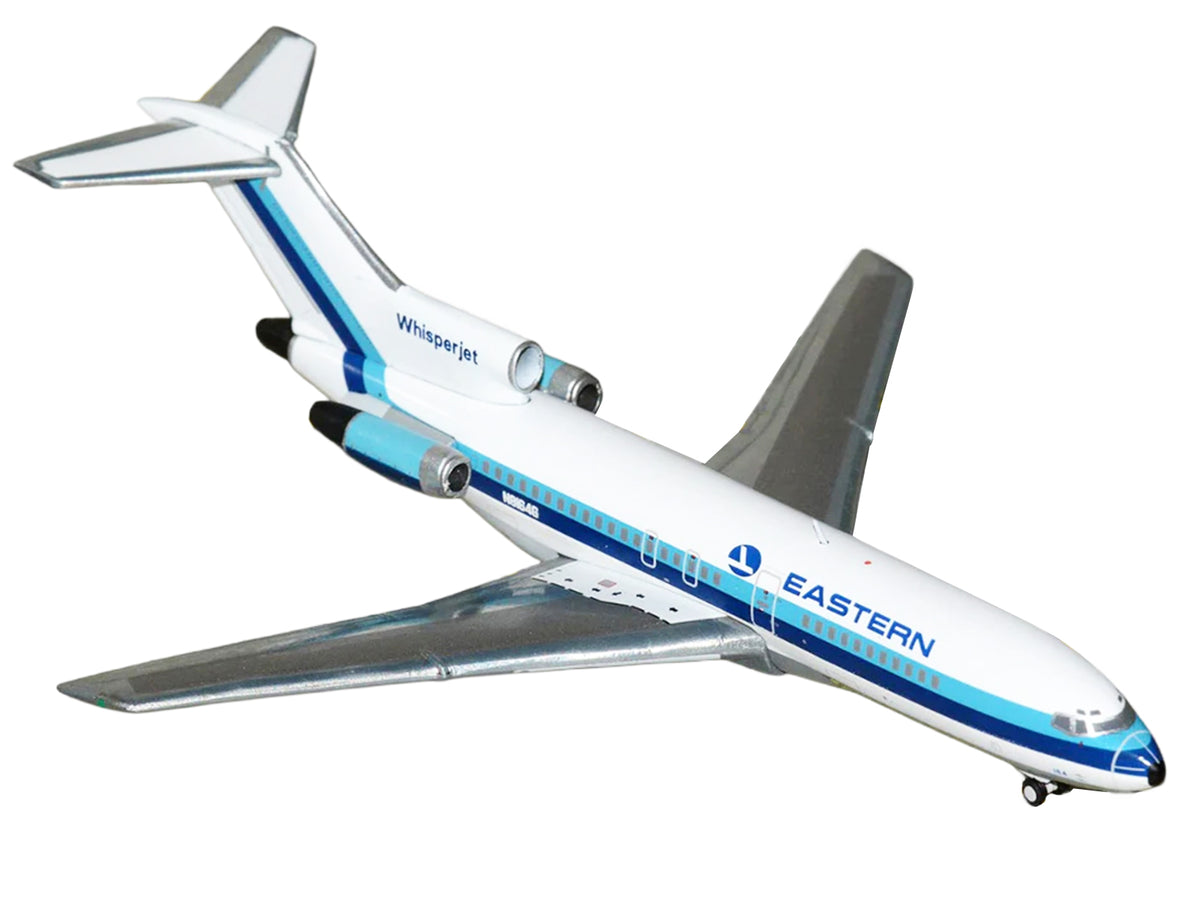 Boeing 727-100 Commercial Aircraft "Eastern Air Lines" (N8164G) White with Blue Stripes 1/400 Diecast Model Airplane