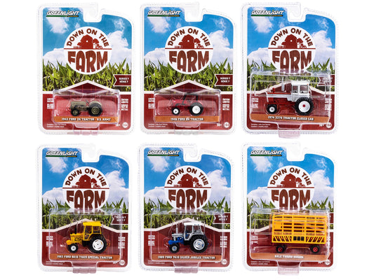 "Down on the Farm" Series Set of 6 pieces Release 7 1/64 Diecast Models