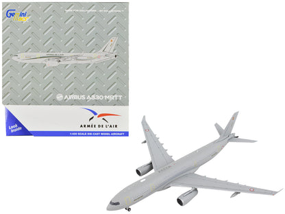 Airbus A330 MRTT Tanker Aircraft "Armee de l'Air - French Air Force" Gray "Gemini Macs" Series 1/400 Diecast Model Airplane