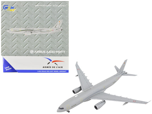 Airbus A330 MRTT Tanker Aircraft "Armee de l'Air - French Air Force" Gray "Gemini Macs" Series 1/400 Diecast Model Airplane