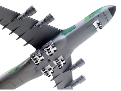 Lockheed C-5M Super Galaxy Transport Aircraft "New York Air National Guard 105th Airlift Wing Stewart Air National Guard Base" United States Air Force (68-0226) Green Camouflage "Gemini Macs" Series 1/400 Diecast Model Airplane
