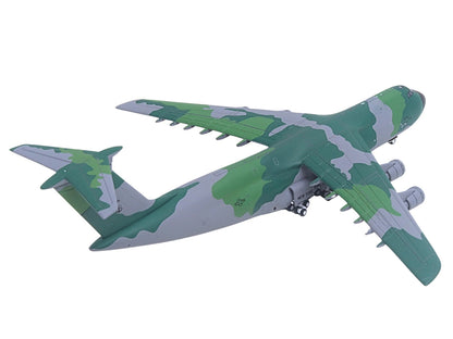 Lockheed C-5M Super Galaxy Transport Aircraft "New York Air National Guard 105th Airlift Wing Stewart Air National Guard Base" United States Air Force (68-0226) Green Camouflage "Gemini Macs" Series 1/400 Diecast Model Airplane