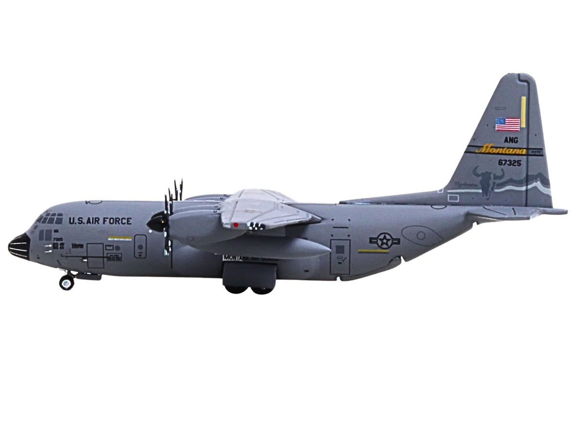 Lockheed C-130H3 Hercules Transport Aircraft "96-7325 120th Airlift Wing Montana Air National Guard" United States Air Force "Gemini Macs" Series 1/400 Diecast Model Airplane