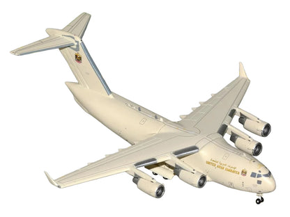 Boeing C-17 Globemaster III Transport Aircraft "United Arab Emirates Air Force" Beige "Gemini Macs" Series 1/400 Diecast Model Airplane