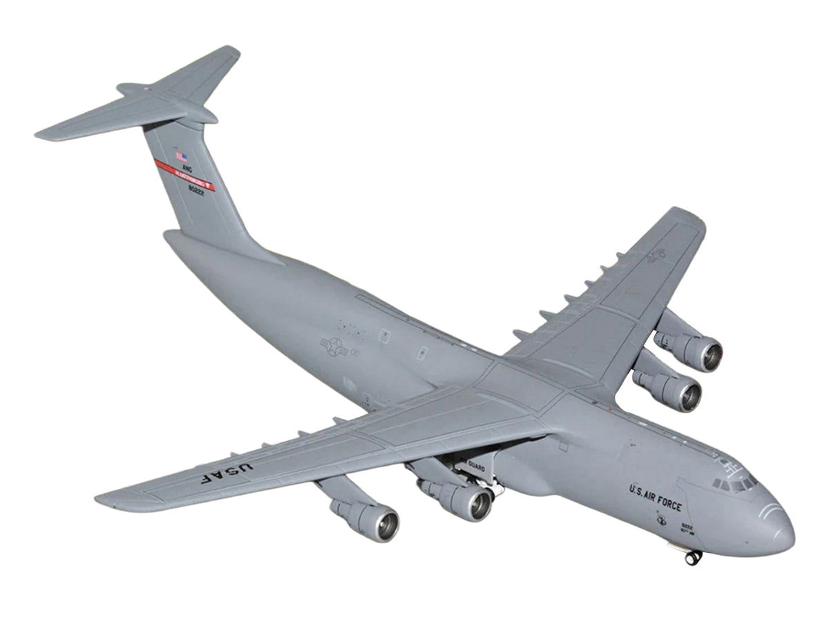 Lockheed C-5A Galaxy Transport Aircraft "Martinsburg Air Force Base" United States Air Force (68-0222) Gray "Gemini Macs" Series 1/400 Diecast Model