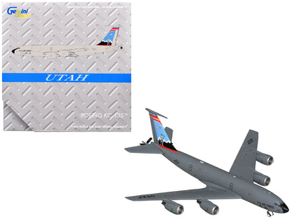 Boeing KC-135R Stratotanker Aircraft "Utah Air National Guard" United States Air Force (61-0275) Gray "Gemini Macs" Series 1/400 Diecast Model Airplane