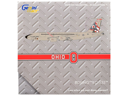 Boeing KC-135R Stratotanker Aircraft "Ohio Air National Guard" United States Air Force (63-8013) Gray "Gemini Macs" 1/400 Diecast Model Airplane