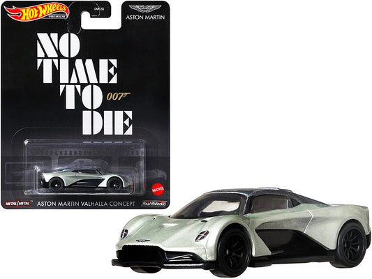 Aston Martin Valhalla Concept Light Green Metallic with Dark Green Top (James Bond 007) "No Time to Die" (2021) Movie Diecast Model Car