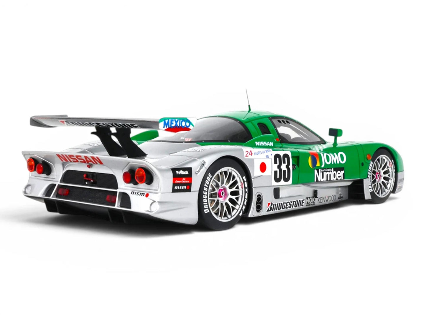 Nissan R390 GT1 #33 Satoshi Motoyama - Takuya Kurosawa - Masami Kageyama "NISMO" "24 Hours of Le Mans" (1998) 1/18 Model Car