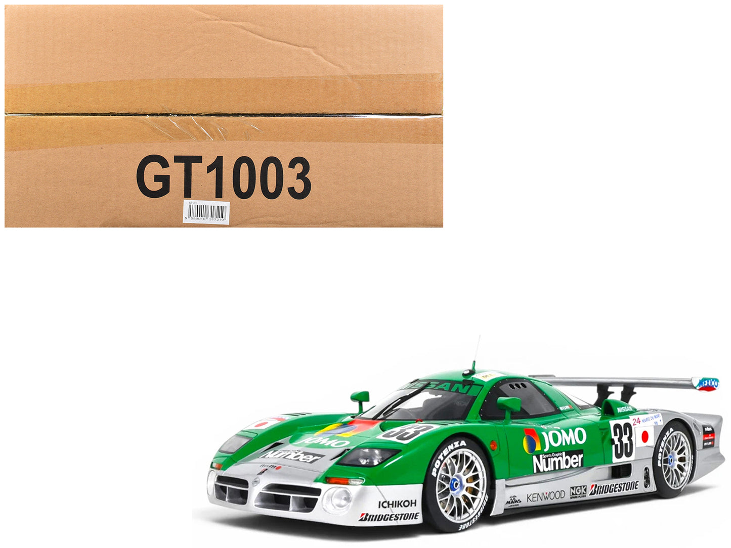 Nissan R390 GT1 #33 Satoshi Motoyama - Takuya Kurosawa - Masami Kageyama "NISMO" "24 Hours of Le Mans" (1998) 1/18 Model Car
