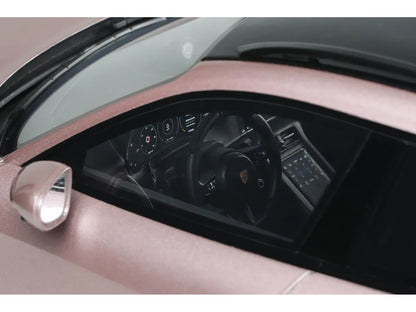 2022 Porsche Taycan Turbo S Cross Turismo Pink Metallic 1/18 Model Car