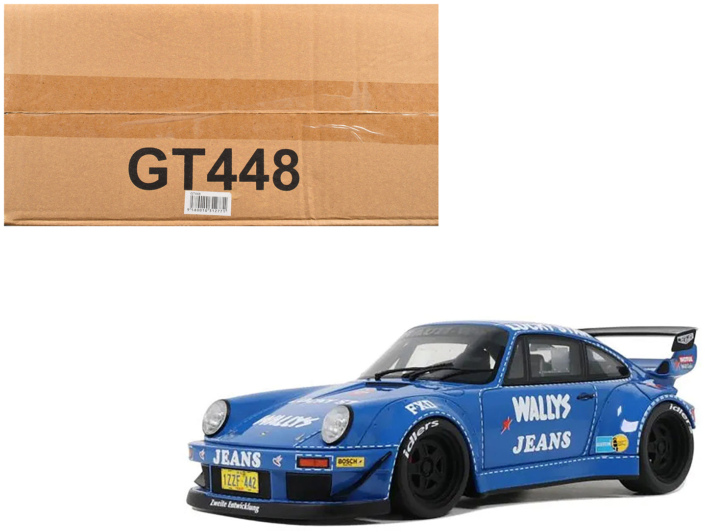 RWB Bodykit "OSHO Arrow" Blue 1/18 Model Car