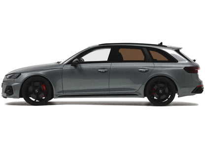 Audi RS 4 Competition Gray Metallic 1/18 Model Car