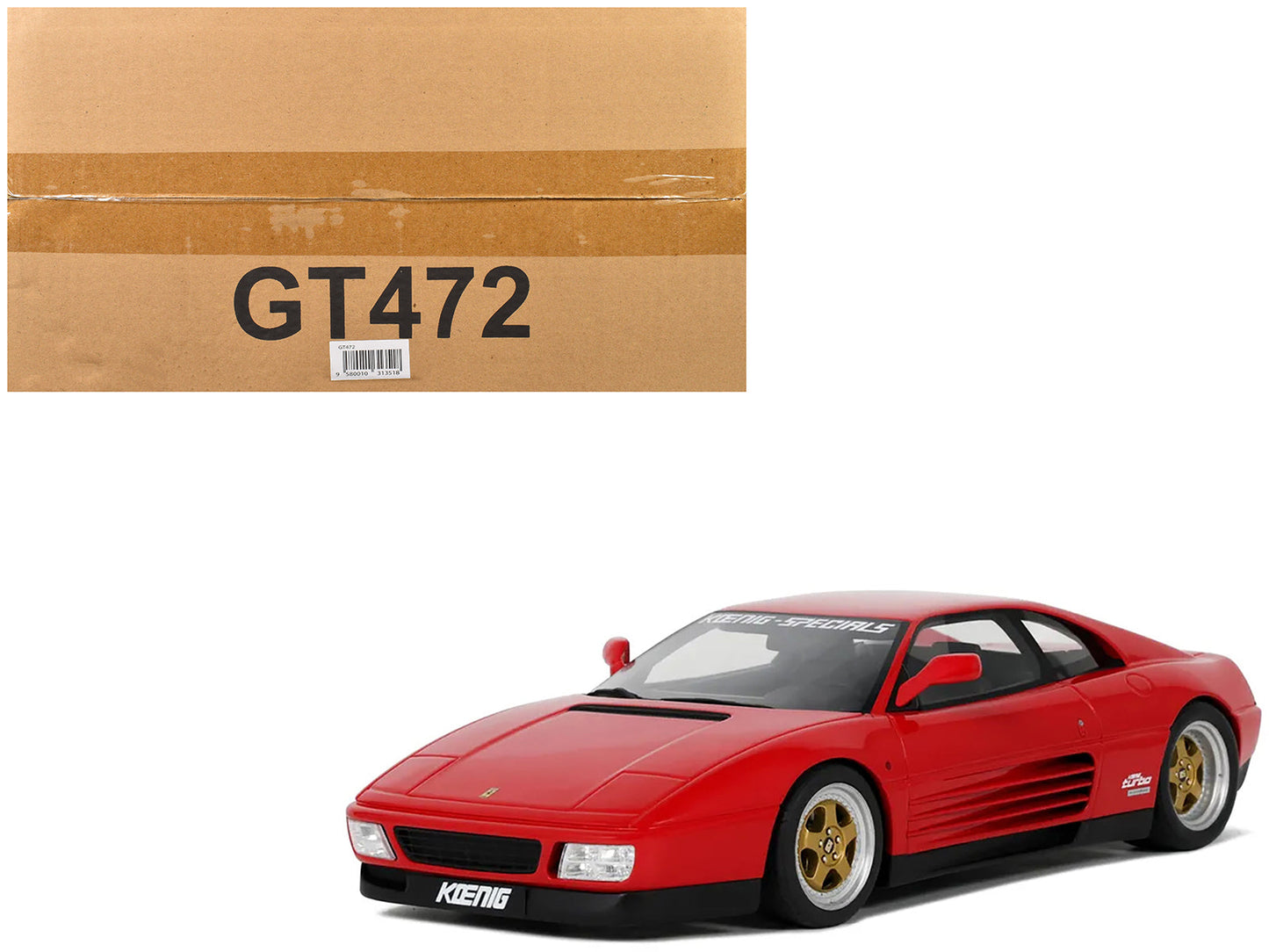 1994 Koenig Specials 348 Twin Turbo Red 1/18 Model Car