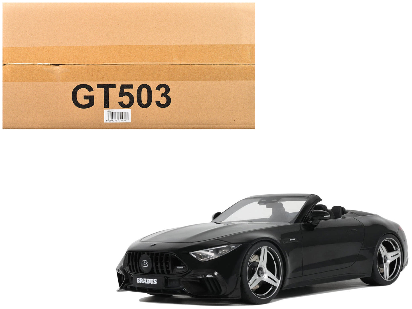 Brabus 750 BODO Buschmann Edition Obsidian Black 1/18 Model Car