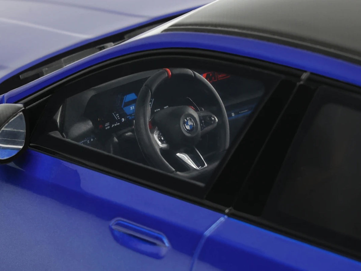2024 BMW M5 (G90) Marina Bay Blue Metallic with Black Top 1/18 Model Car