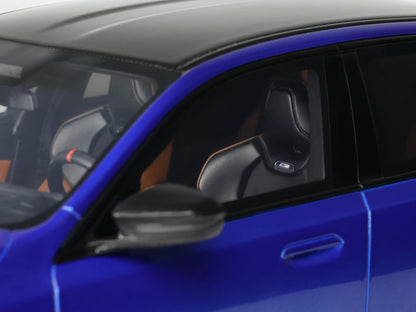 2024 BMW M5 (G90) Marina Bay Blue Metallic with Black Top 1/18 Model Car