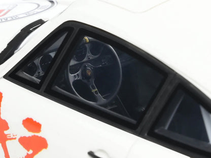 2024 RWB Akira White with Graphics "Akira" (1988) Movie 1/18 Model Car