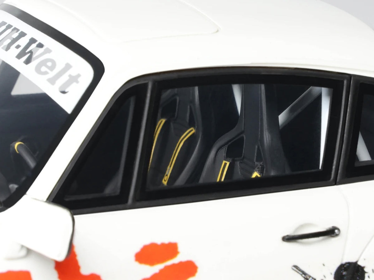 2024 RWB Akira White with Graphics "Akira" (1988) Movie 1/18 Model Car