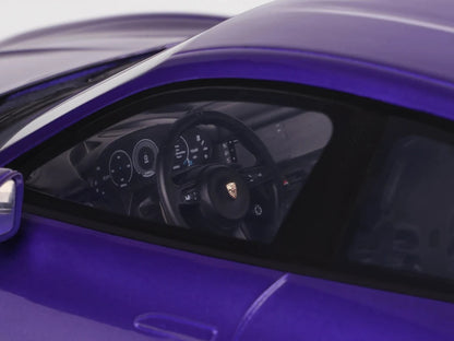 2023 Porsche Taycan Turbo GT Purple Sky Metallic 1/18 Model Car