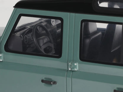 2016 Land Rover Defender 3 Station Wagon Green with Black Top 1/18 Model Car